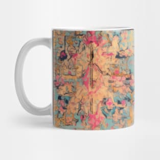 Mystical Tapestry: Vintage Indian Rug Reverie Mug